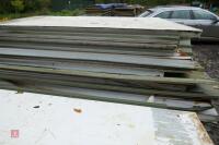 QUANTITY OF SHED INSULATED ROOF SHEETS - 9