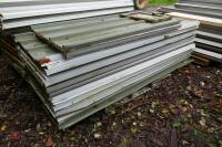 QUANTITY OF SHED INSULATED ROOF SHEETS - 10