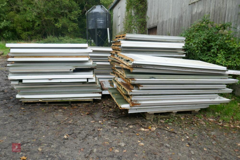 QUANTITY OF SHED INSULATED ROOF SHEETS