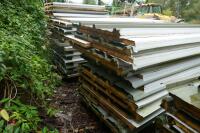 QUANTITY OF SHED INSULATED ROOF SHEETS - 10