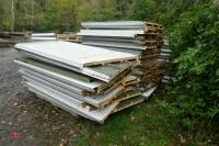 QUANTITY OF SHED INSULATED ROOF SHEETS - 11