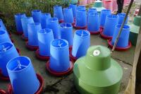 10 MINOLA FEEDERS WITH RAIN HATS - 7