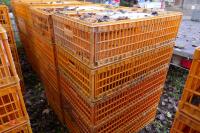 10 PLASTIC POULTRY/GAMEBIRD CRATES - 2