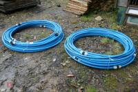 2 ROLLS OF 25MM ALKATHENE PIPE - 4