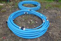2 ROLLS OF 25MM ALKATHENE PIPE - 5