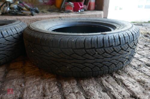 2 'AS NEW' 205/70R15 TYRES