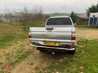 2003 MITSUBISHI L200 WARRIOR PICK UP - 5