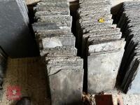 500 X DELABOLE RECLAIMED ROOFING SLATES - 6
