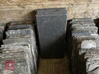 500 X DELABOLE RECLAIMED ROOFING SLATES - 8