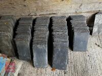 500 X DELABOLE RECLAIMED ROOFING SLATES - 16