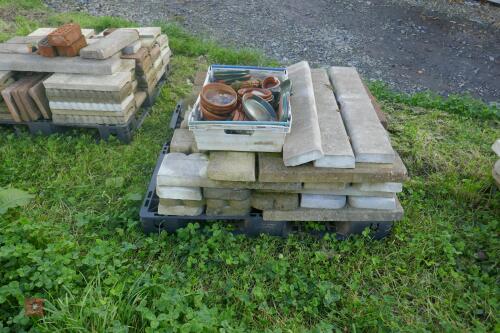 PALLET OF KERBSTONES/ EDGING STONES