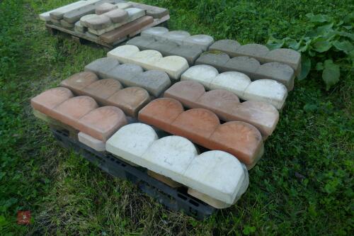 PALLET OF DECORATIVE/EDGING STONES