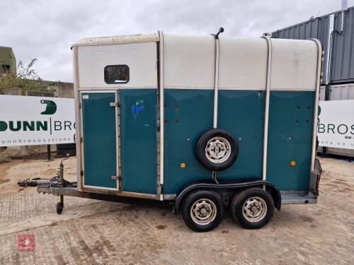 IFOR WILLIAMS HORSE BOX TRAILER