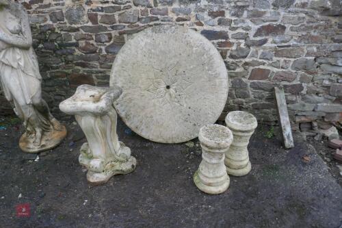 CIRCULAR ORNATE TABLE + CHAIRS