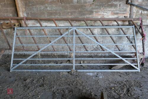 10FT GALVANISED FIELD GATE