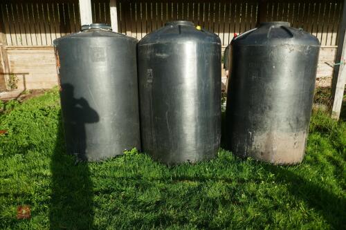 3 X BLACK JUICE TANKS