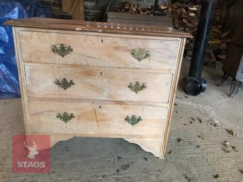 PINE CHEST OF DRAWERS