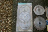8 MIXED CIRCULAR SAW BLADES - 4