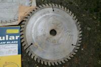 8 MIXED CIRCULAR SAW BLADES - 8