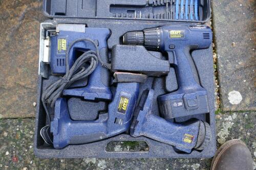 POWERCRAFT 18V CORDLESS POWER TOOL KIT