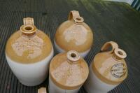 6 STONE CIDER JARS - 7