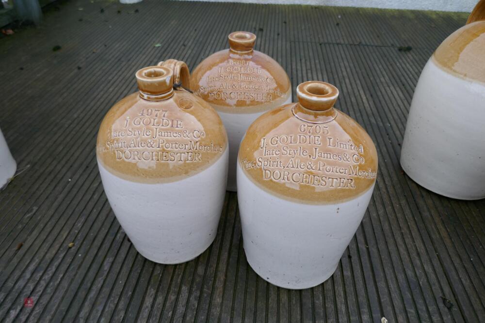 3 STONE CIDER JARS