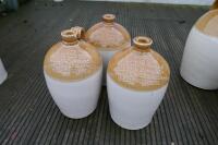 3 STONE CIDER JARS