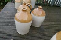 3 STONE CIDER JARS - 3