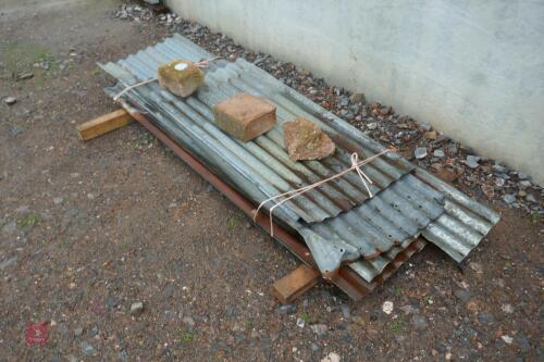 PALLET OF ASSORTED CORRUGATED TIN (1)