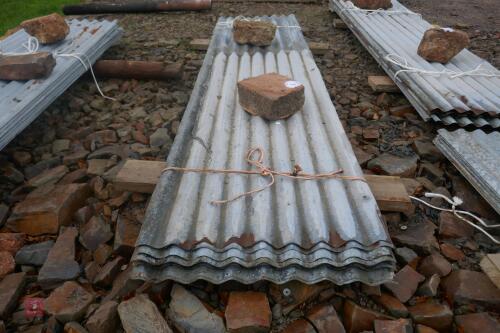 20 X 9FT CORRUGATED TIN SHEETS (8)