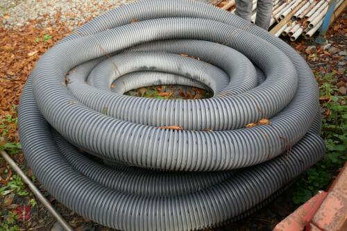 ROLL OF 6' PLASTIC PERFORATED PIPE