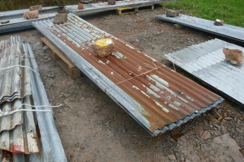 6 X MIXED CORRUGATED TIN SHEETS (13)
