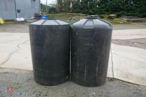 2 X BLACK JUICE TANKS