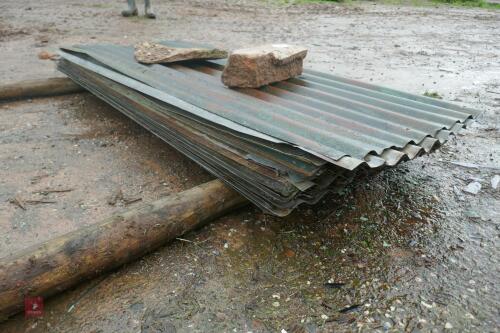 20 X 6FT CORRUGATED TIN SHEETS (26)
