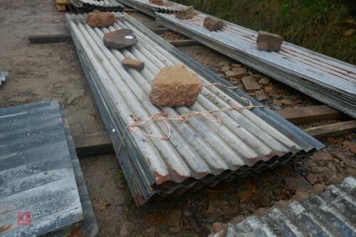 20 X 11FT CORRUGATED TIN SHEETS (18)