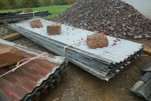 20 X 10FT SHEETS OF CORRUGATED TIN (3)