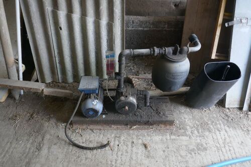 ELECTRIC MOTOR AND VACUUM PUMP