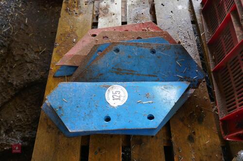 10 X VARIOUS OVERUM PLOUGH SPARES