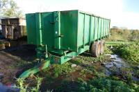 EASTERBY 12T TWIN AXLE GRAIN TRAILER