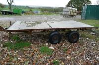 FLATBED 11'8" X 6'6" TWIN AXLE TRAILER