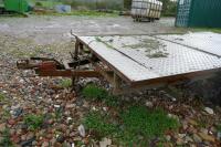 FLATBED 11'8" X 6'6" TWIN AXLE TRAILER - 2