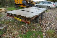 FLATBED 11'8" X 6'6" TWIN AXLE TRAILER - 3