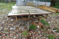 FLATBED 11'8" X 6'6" TWIN AXLE TRAILER - 9