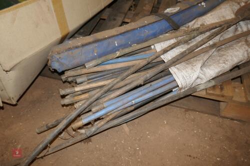 LARGE QTY OF DRAIN RODS