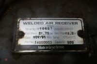1991 WELDED AIR REGULAR 200L COMPRESSOR - 6