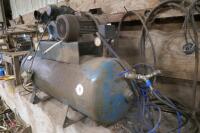 1991 WELDED AIR REGULAR 200L COMPRESSOR - 7