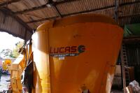2019 LUCAS G STRAW & SILAGE MIXER WAGON - 12