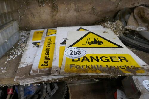 A4 SIZE WARNING SIGNS
