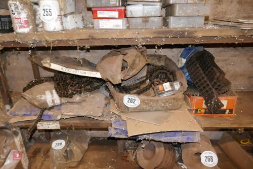 LARGE QTY OF BALER CHAIN & SPROCKETS ETC