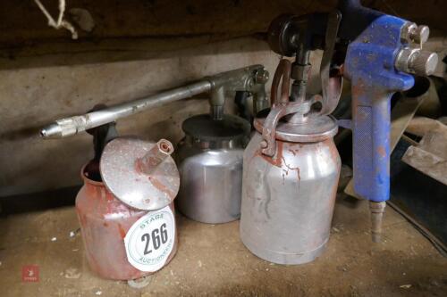 3 X PAINT SPRAY GUNS
